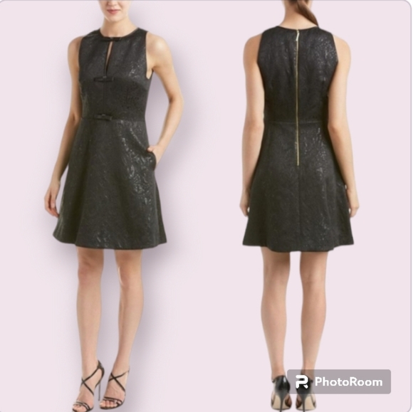Erin Fetherston Agnes Embossed Jacquard Dress - Picture 1 of 10
